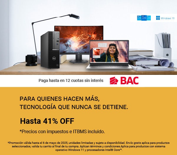 Dell Panamá | Dell Tienda Oficial | Comprar computadora portátil laptop, computadora de escritorio, monitor, accesorios en oferta | Envío gratis